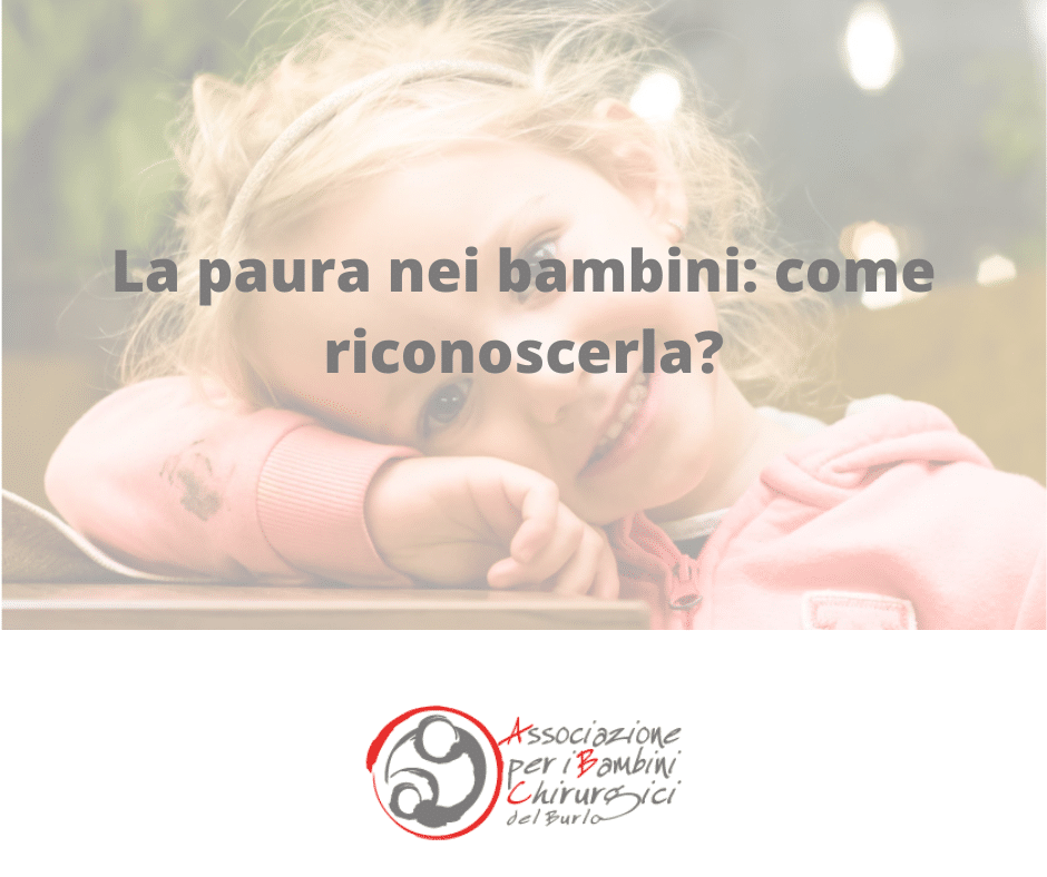 La paura nei bambini: come riconoscerla?