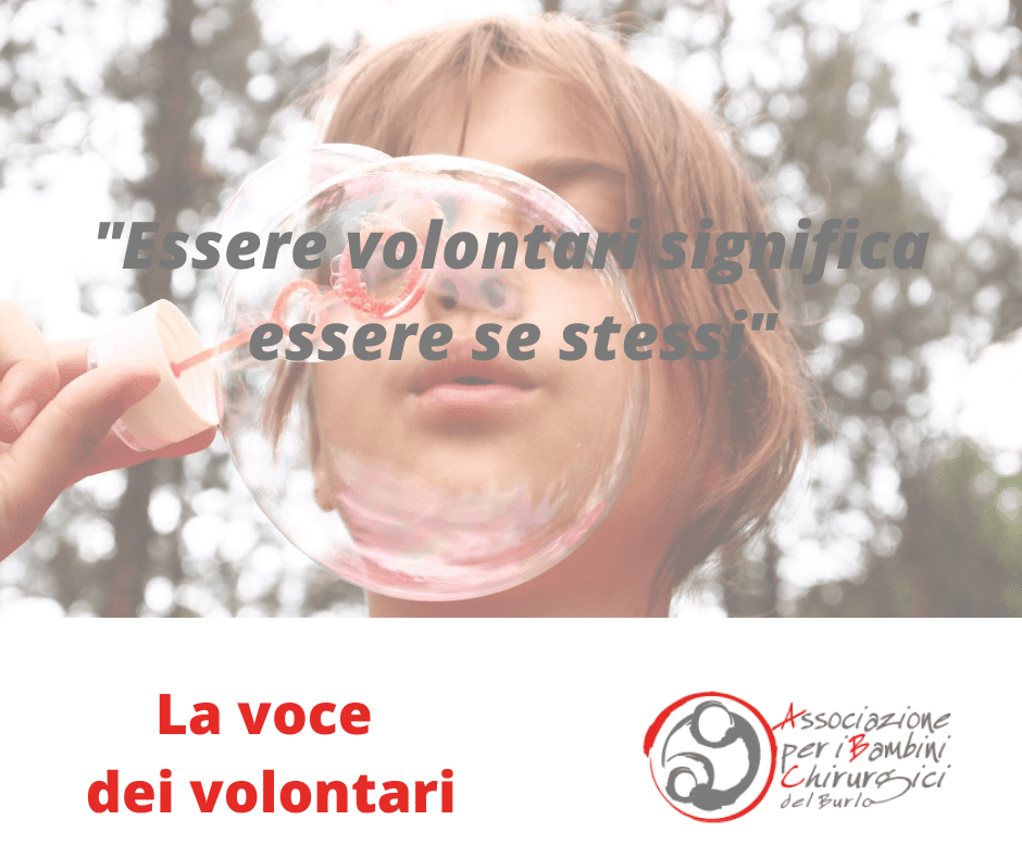 Essere volontari significa essere se stessi