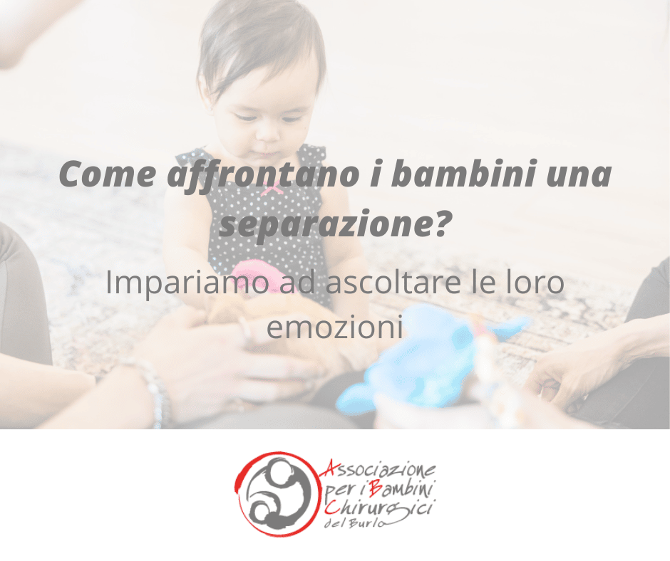 Come affrontano i bambini una separazione?