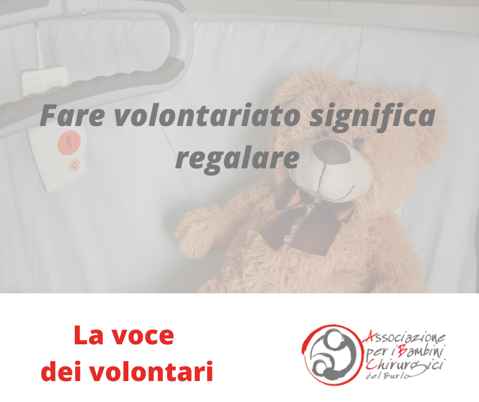 Fare volontariato significa regalare