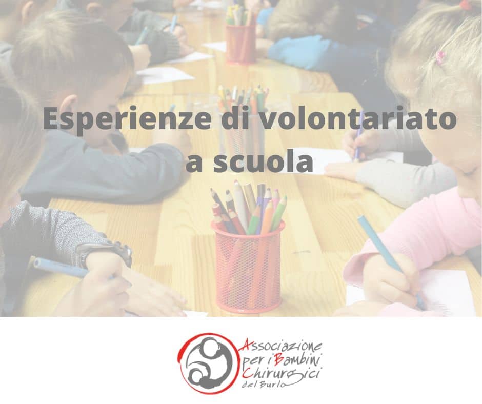Esperienze di volontariato a scuola