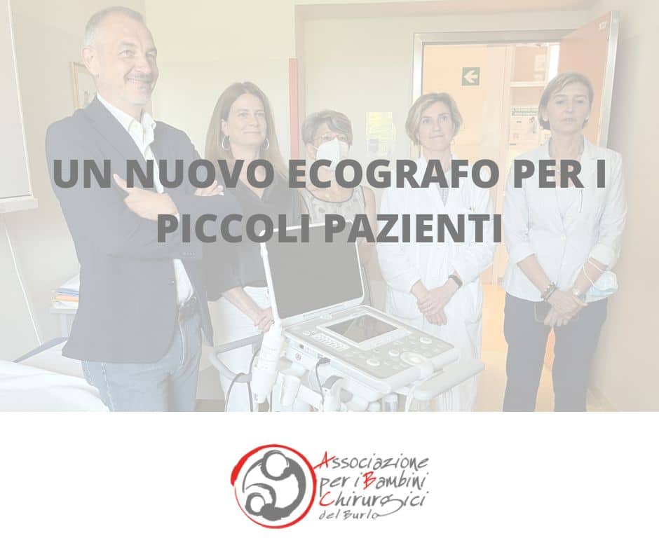 Un nuovo ecografo per i piccoli pazienti