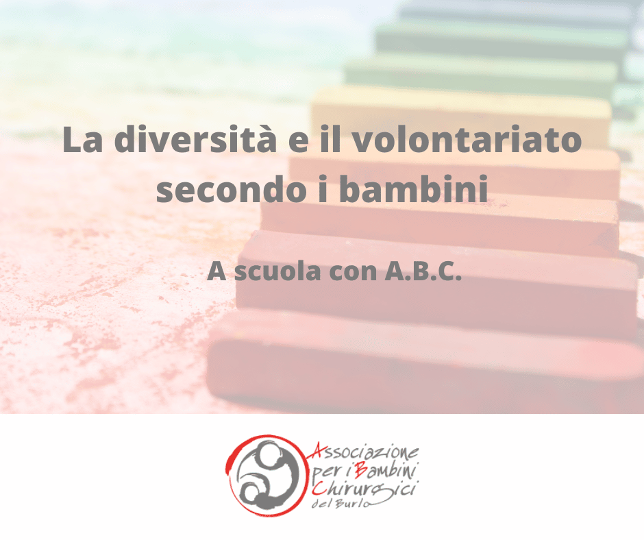 La diversità e il volontariato secondo i bambini