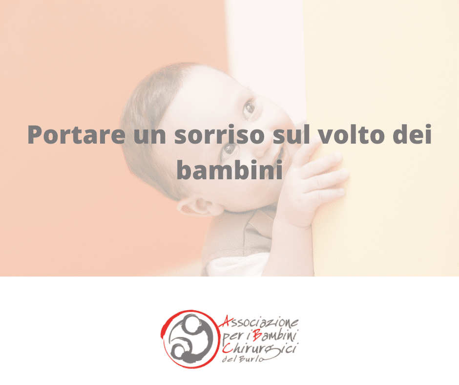 Portare sul volto dei bambini un sorriso