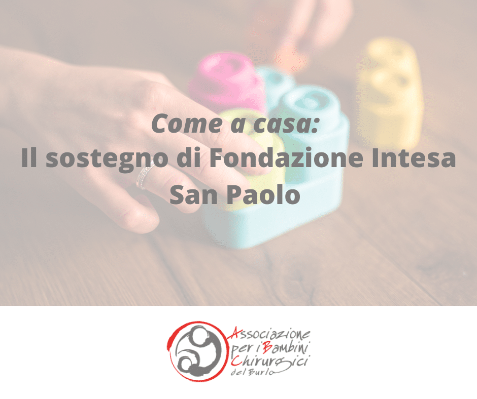Come a Casa: il sostegno di Fondazione Intesa San Paolo Ente Filantropico