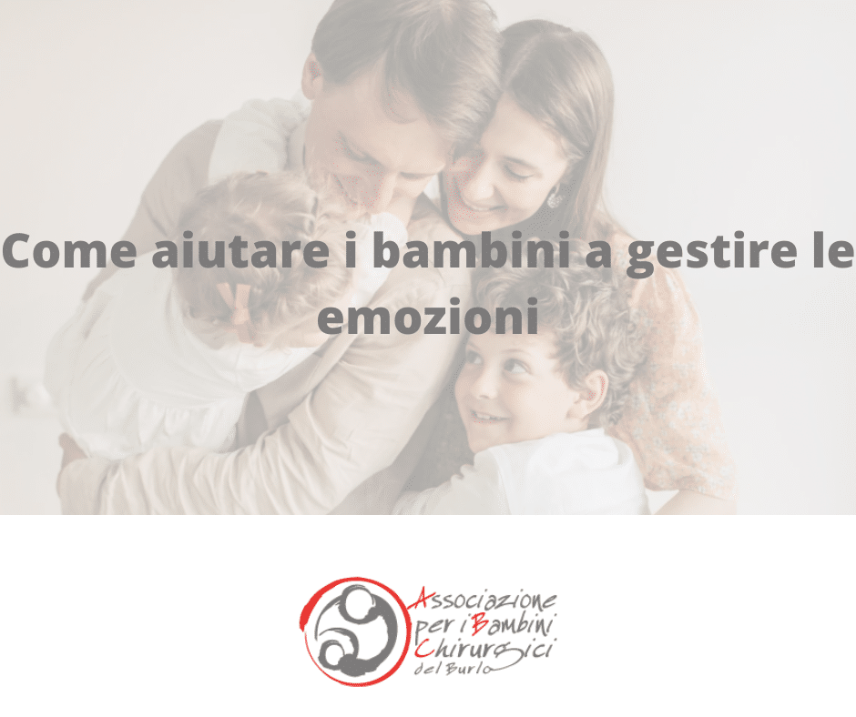 Come aiutare i bambini a gestire le emozioni?