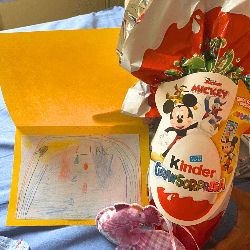 L'uovo di Pasqua donato ai bambini chirurgici del Burlo di Trieste